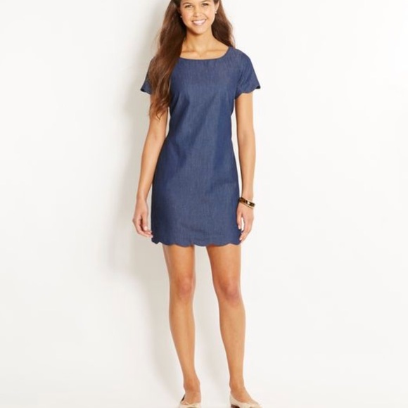 vineyard vines denim dress